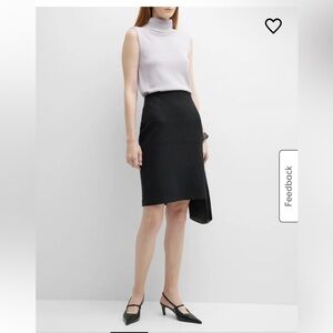 ST. JOHN Collection Midi Skirt Black Size 6